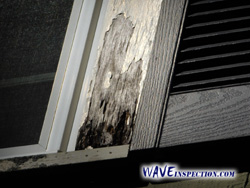 Rotted Window Trim - WAVE Home Inspector MA